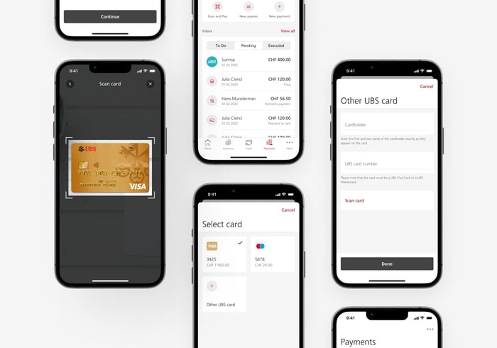 Redesigning a mobile banking app for UBS 