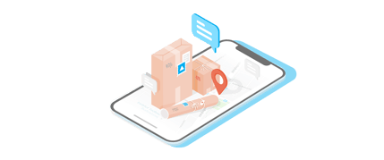 mobile app interface illustration