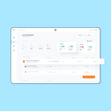 Babbel blue square preview