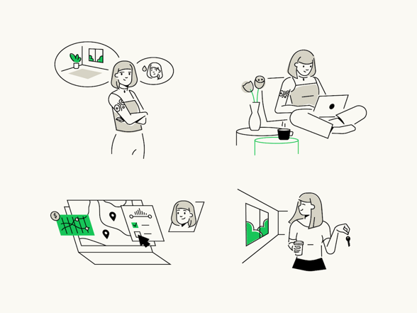 remote work illustrations