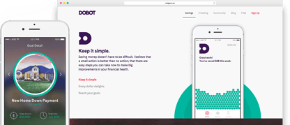 mobile application main page with a house