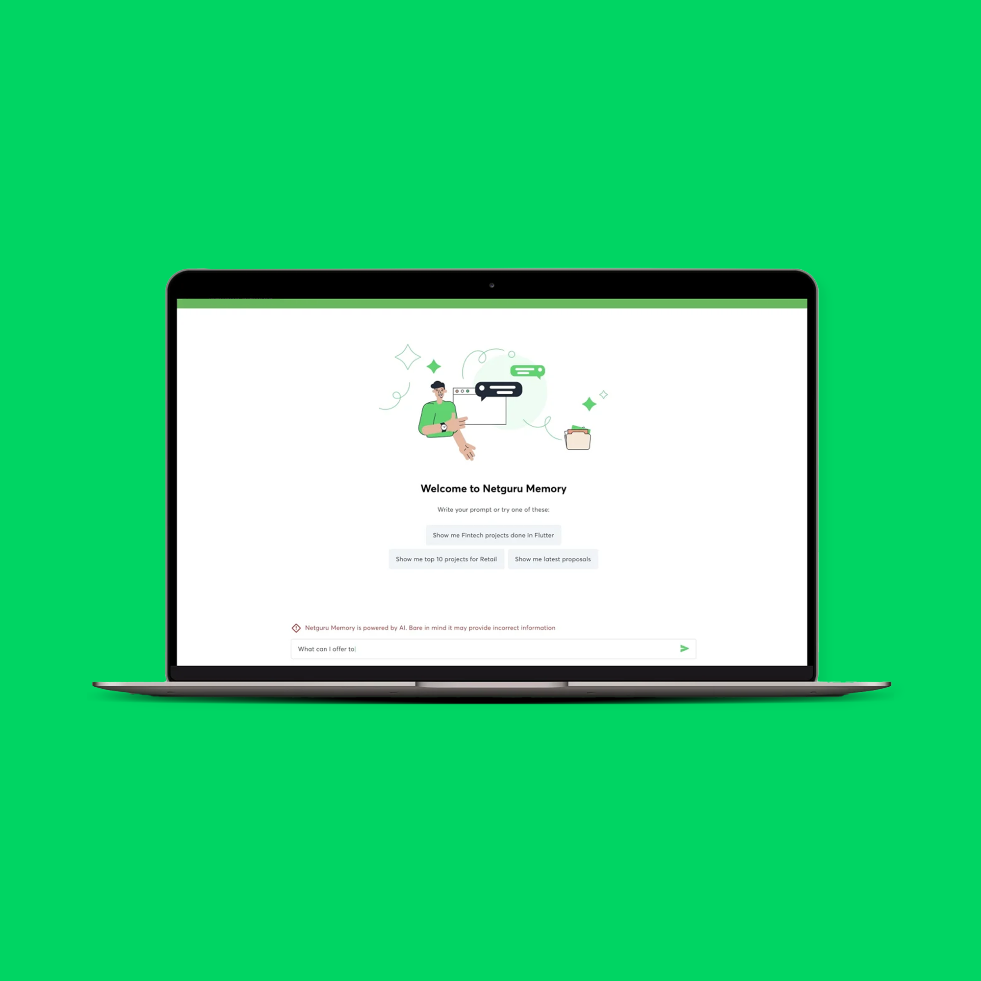 Netguru Memory green square preview