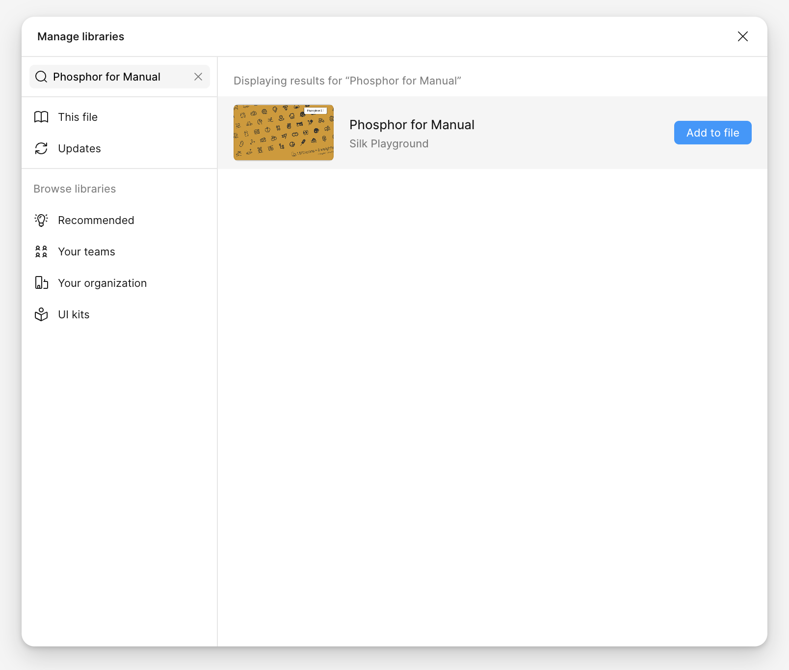 Silk Manual Add your icon library to your Silk file